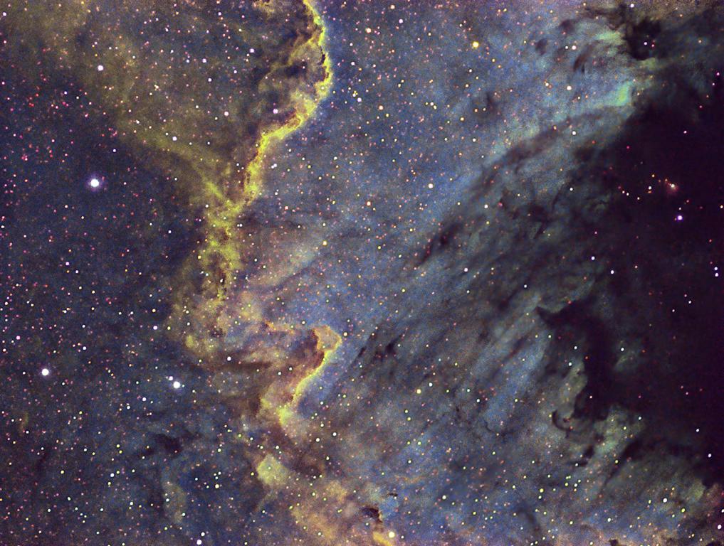 NGC 7000 Die Mauer