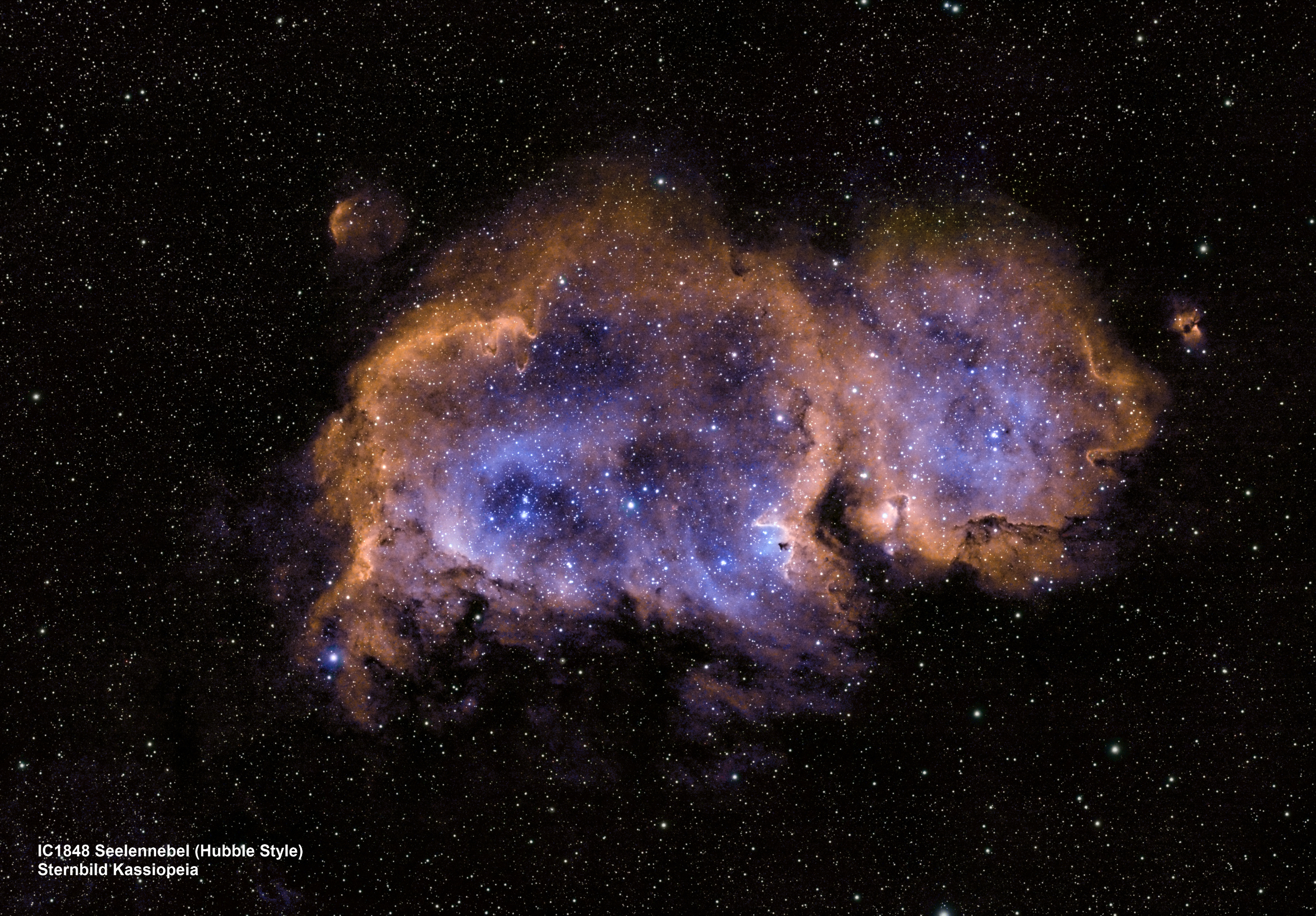 IC1848 Seelennebel / Hubble Style