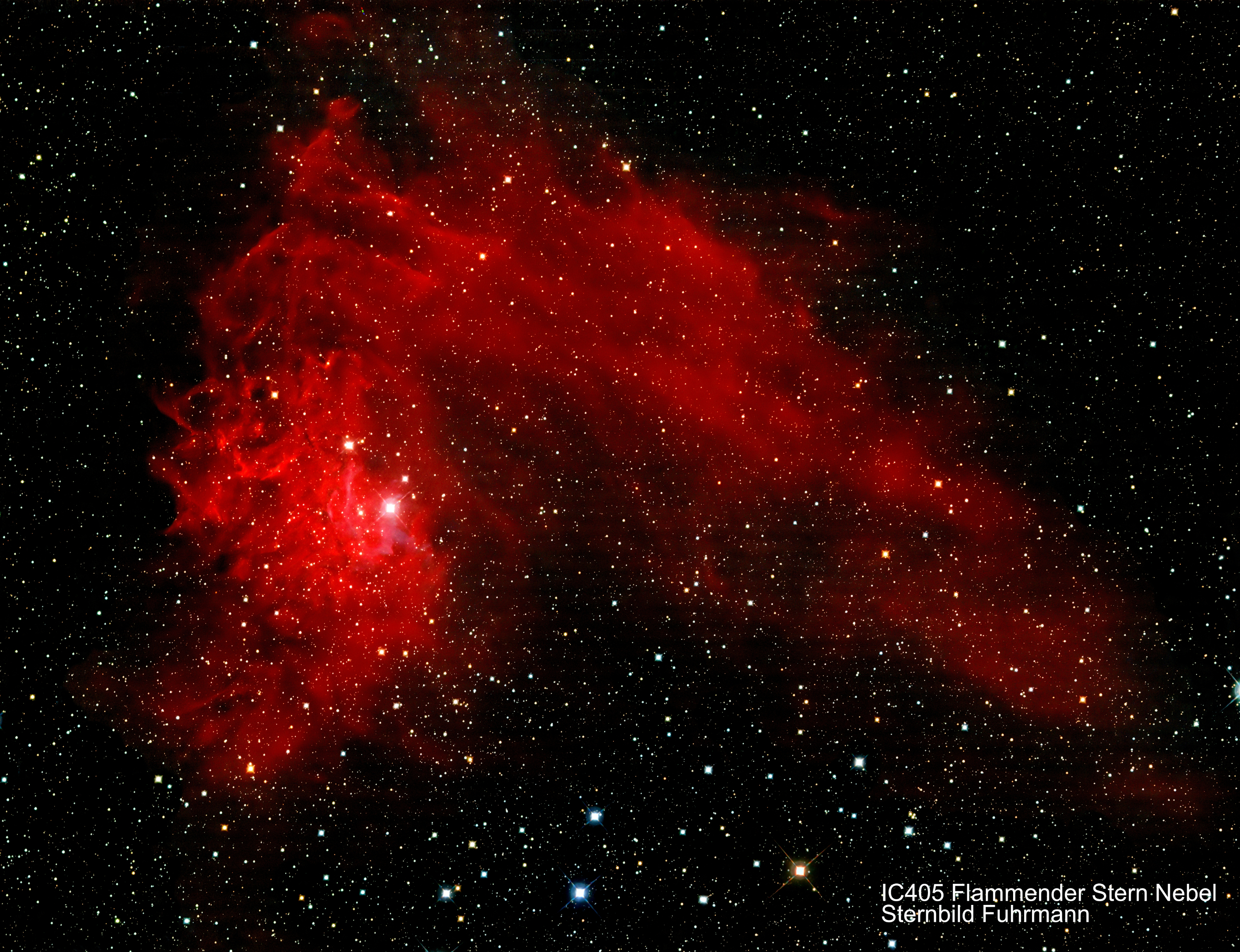 IC405 Flammender Stern Nebel