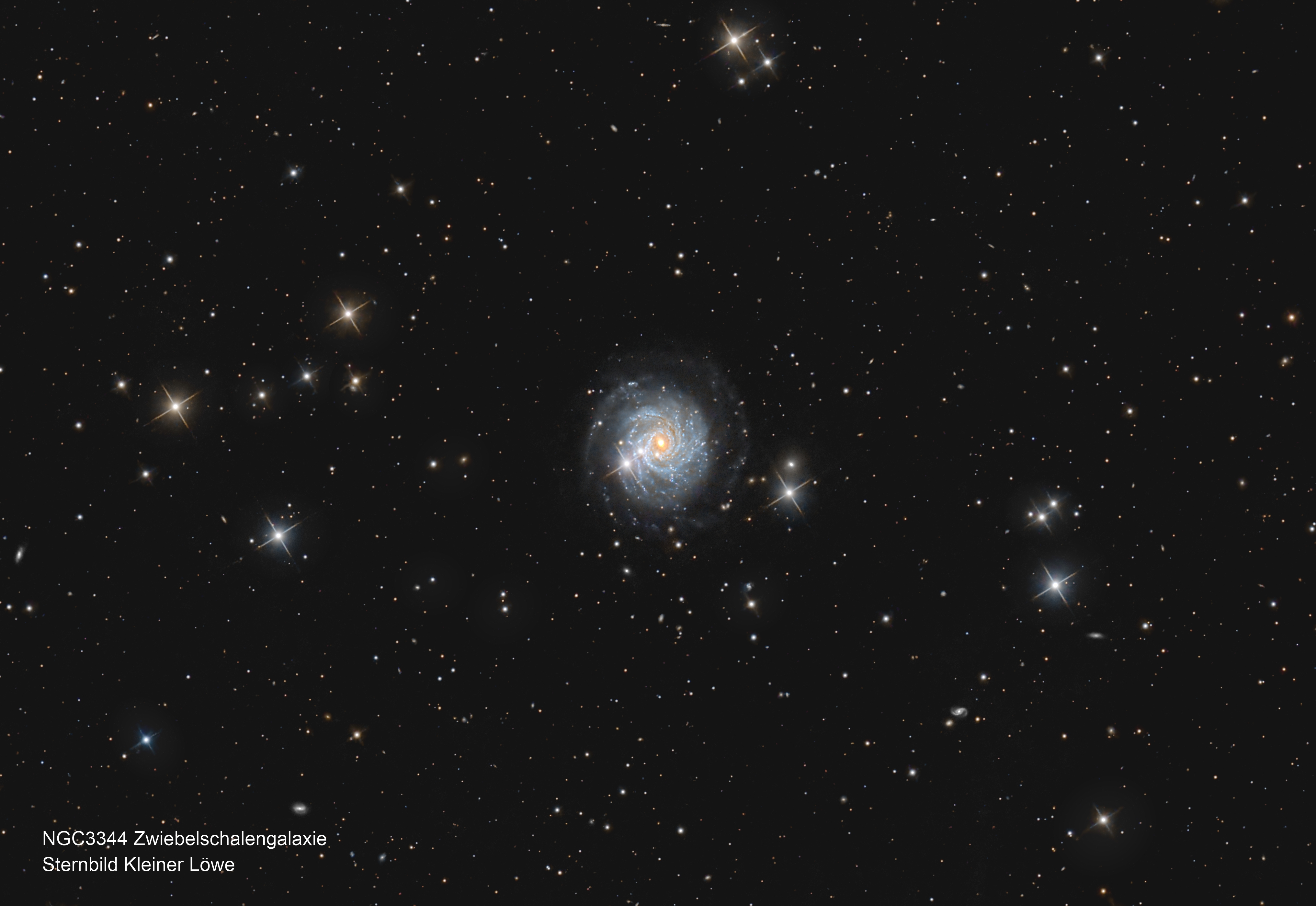 NGC3344 Zwiebelschalengalaxie