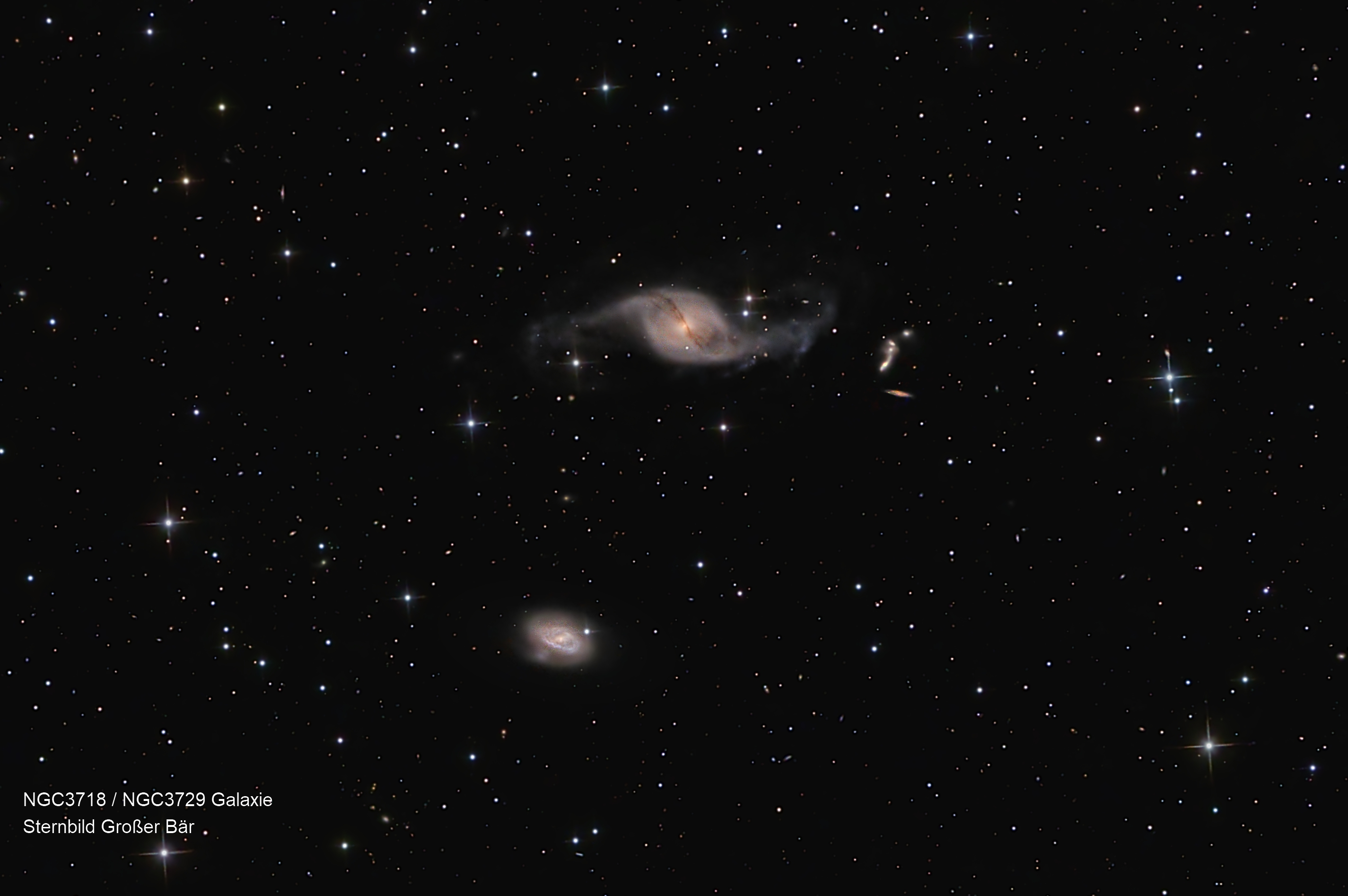 NGC 3718 / NGC 3729