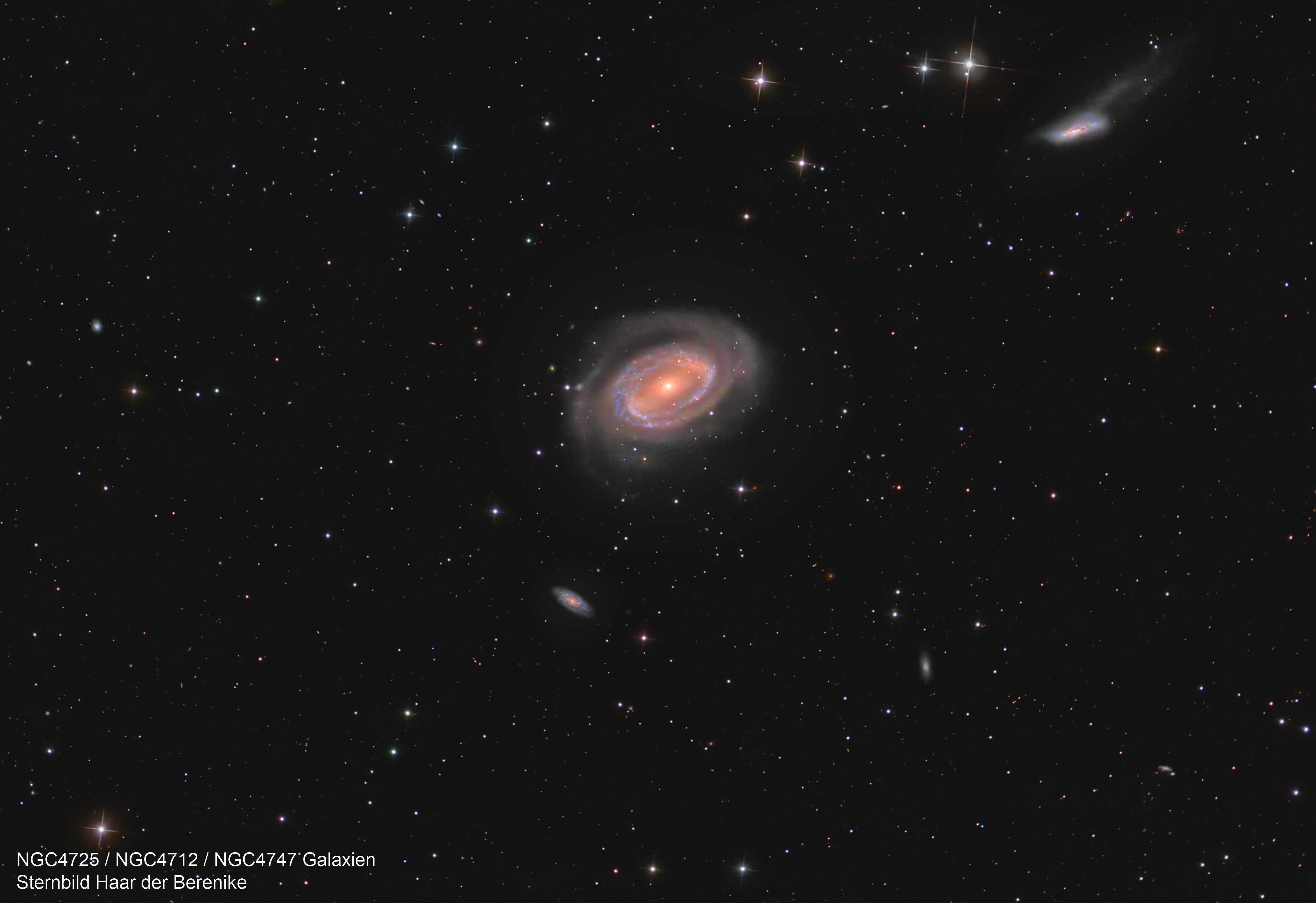 NGC4725 / NGC4712 / NGC4747