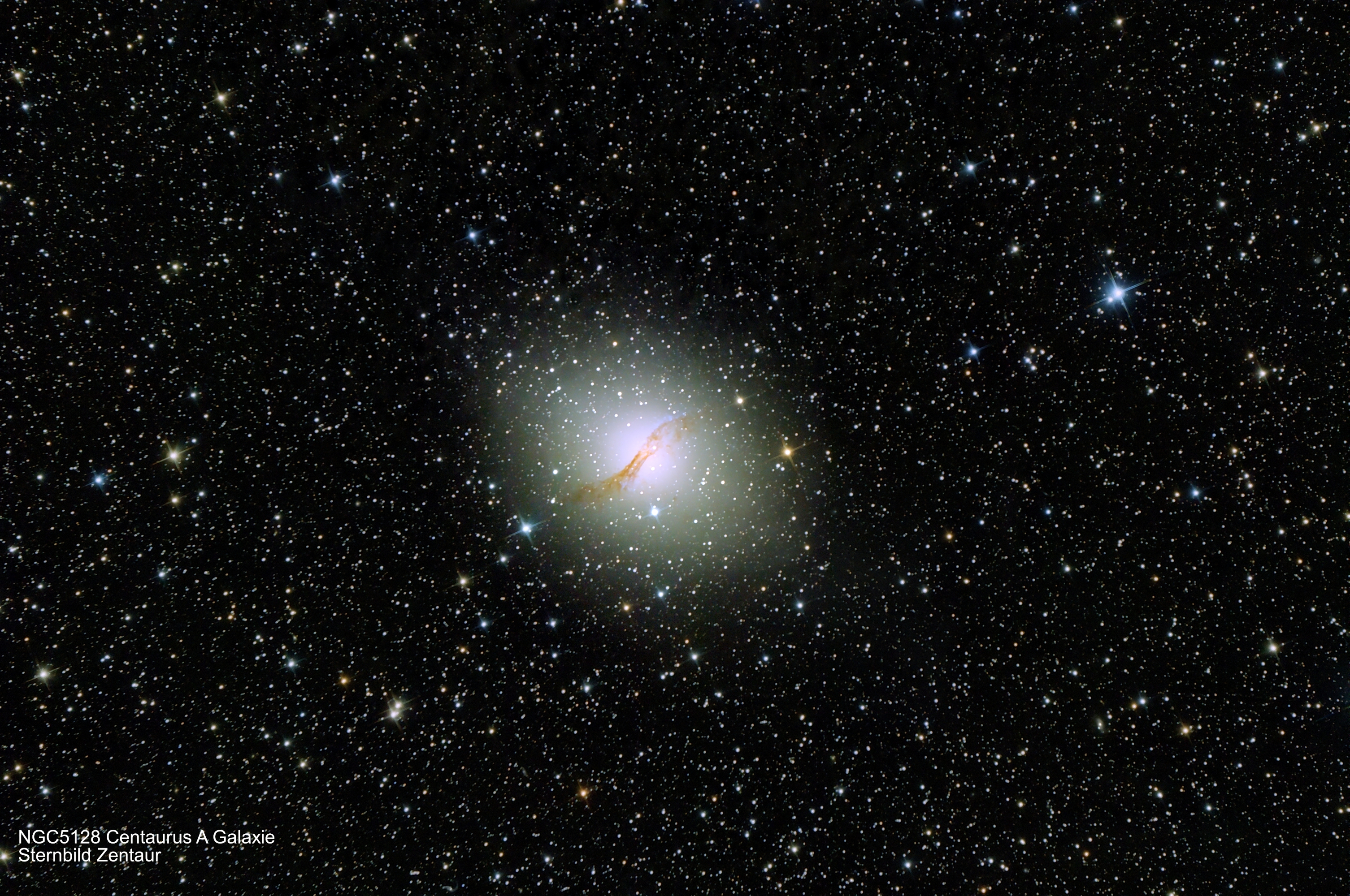 NGC5128 Centaurus A Galaxie