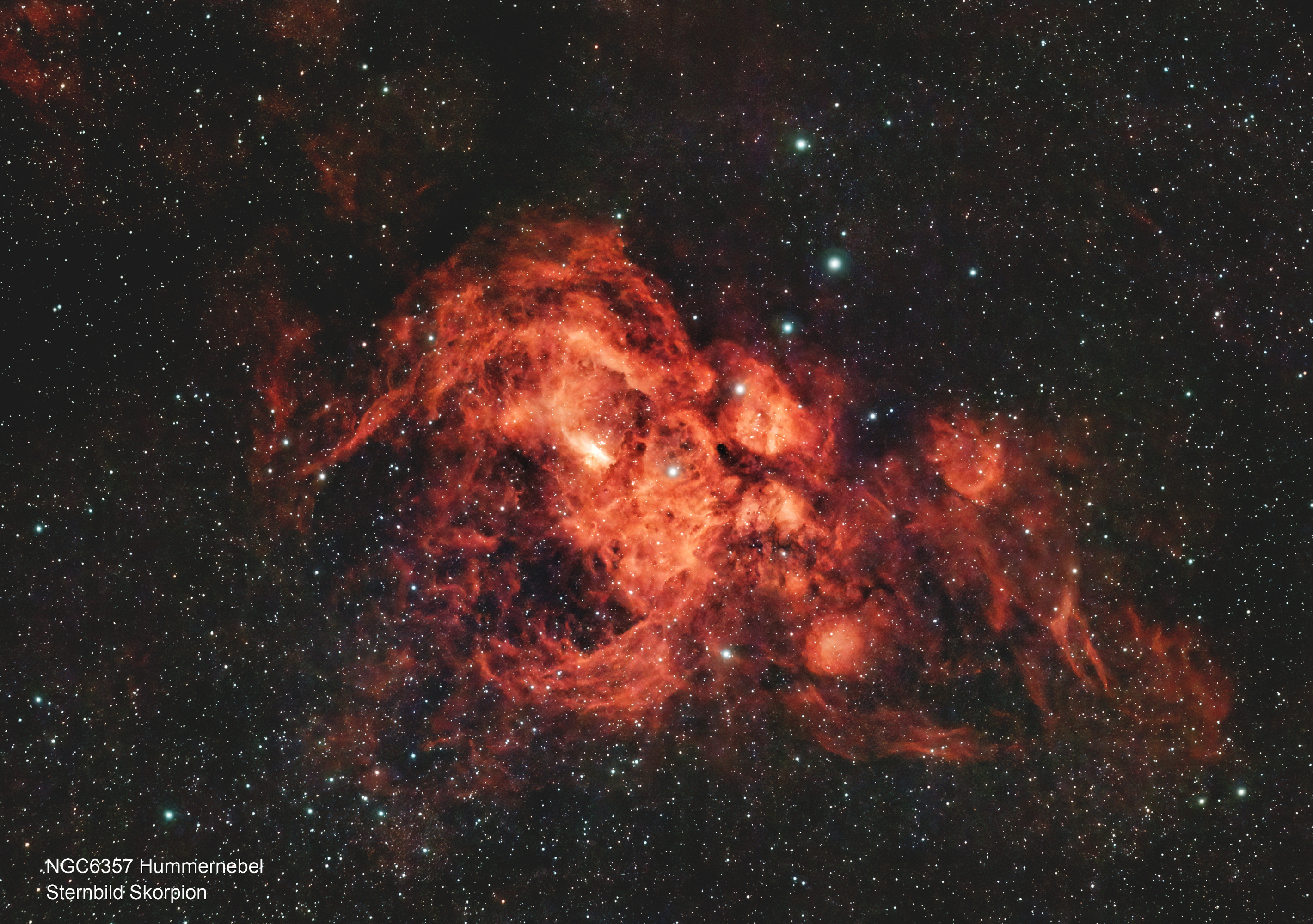 NGC6357 Hummernebel