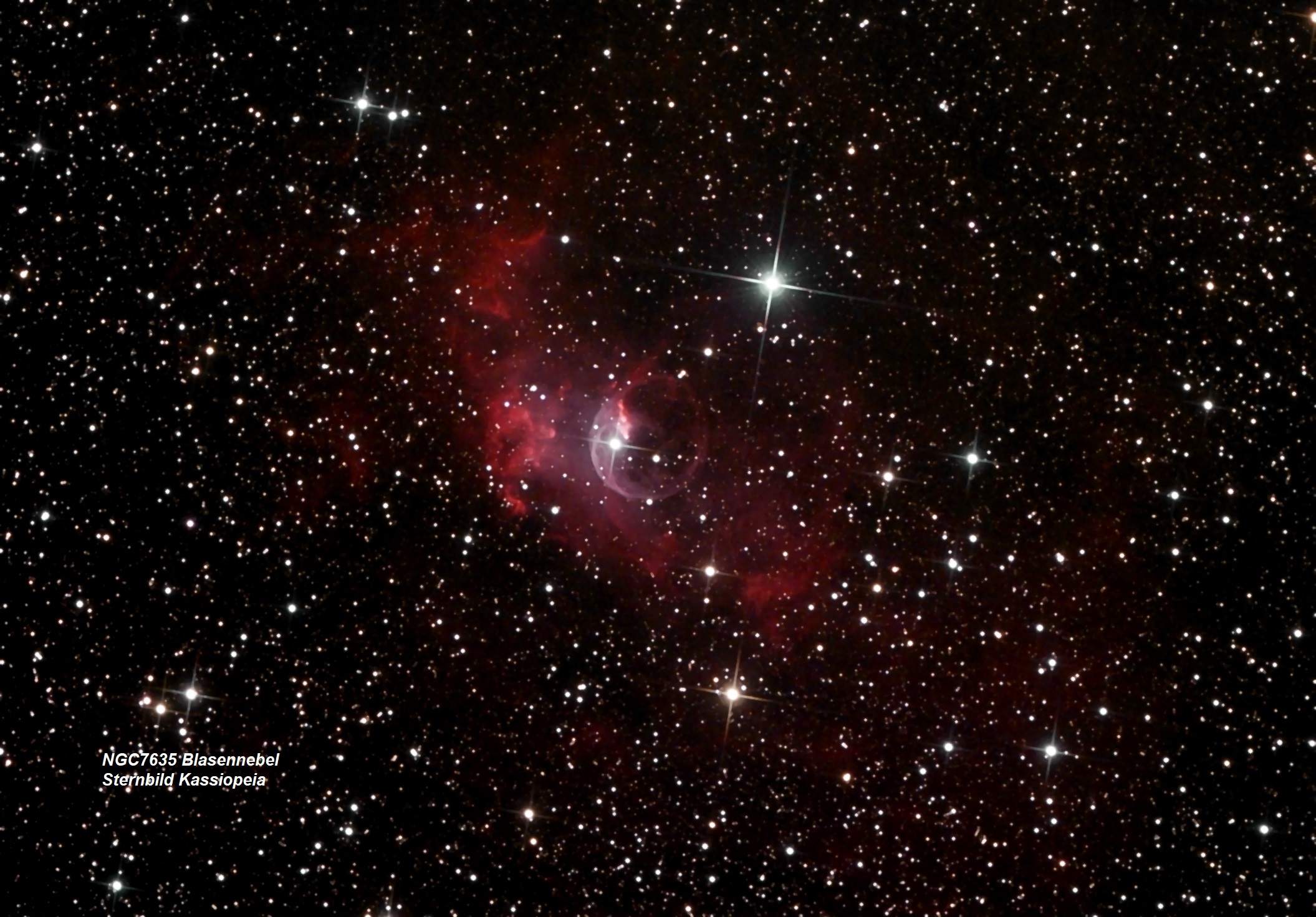 NGC 7635 Blasennebel