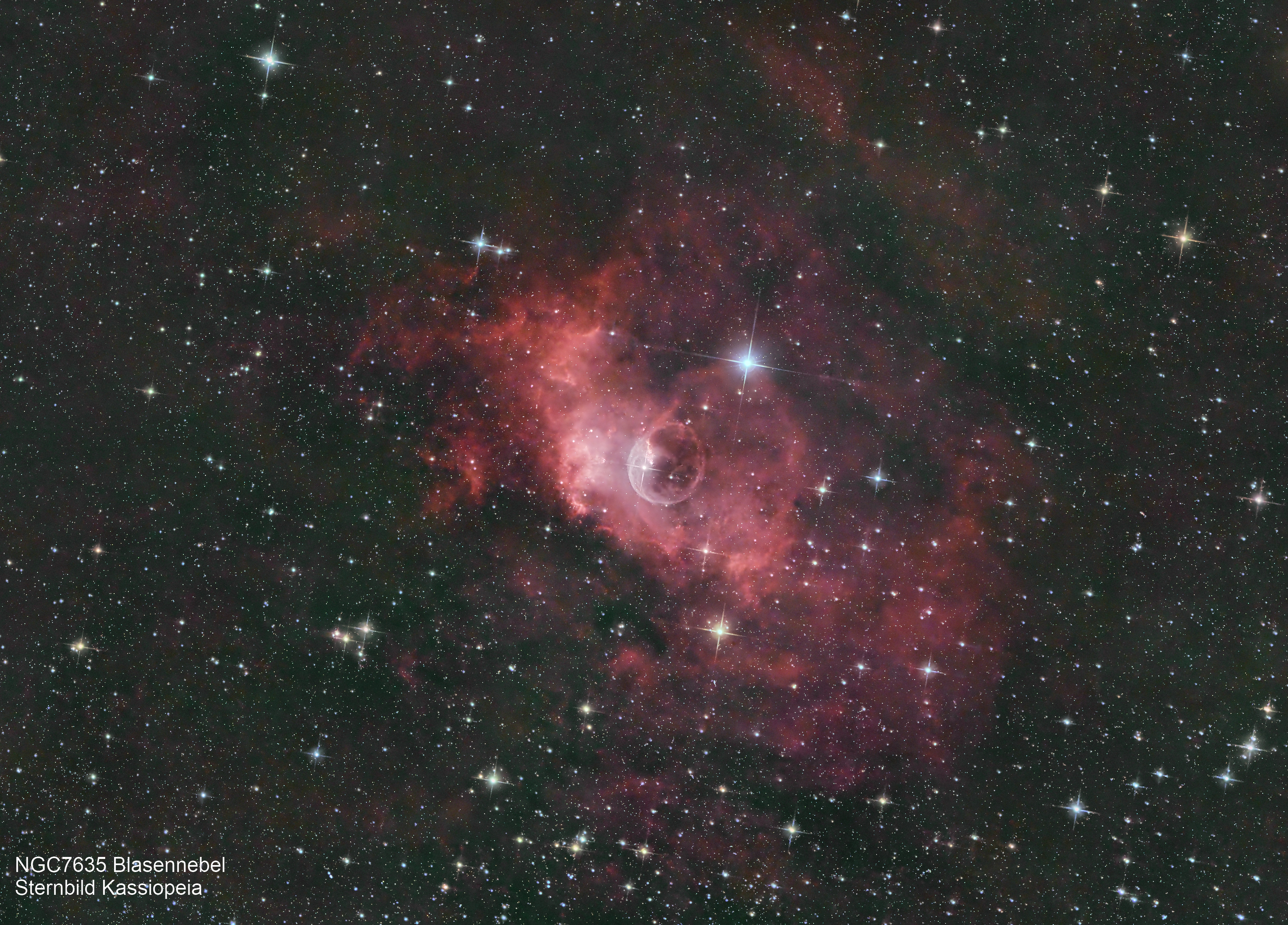 NGC7635 Blasennebel